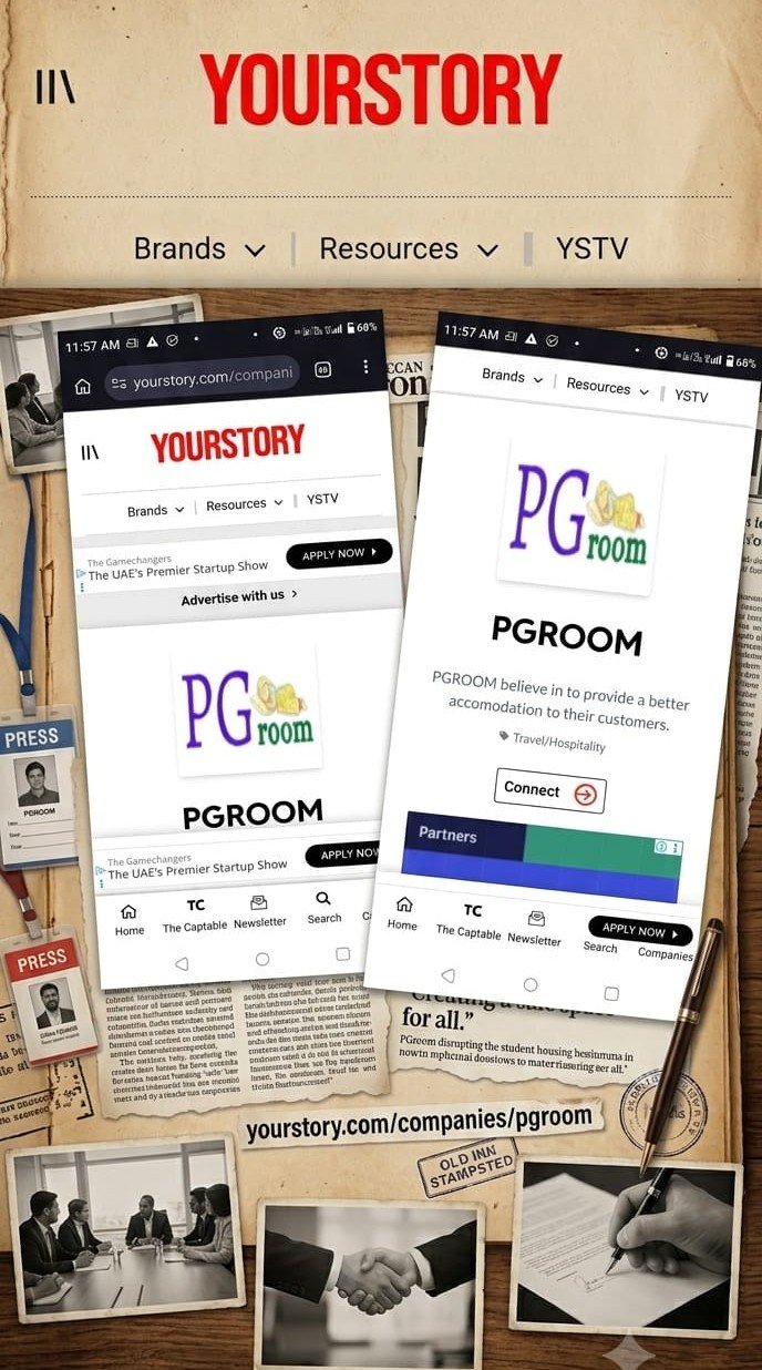 PGROOM featured on YourStory